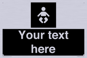 Custom information: black panel baby change